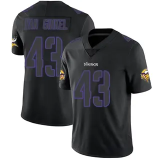 Minnesota Vikings Men's Andrew Van Ginkel Limited Jersey - Black Impact