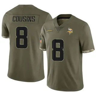 Kirk Cousins Minnesota Vikings Color Rush Vapor Untouchable Limited Jersey  - Purple in 2023