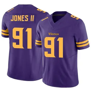 Minnesota Vikings Men's Pat Jones II Limited Alternate Vapor F.U.S.E. Jersey - Purple