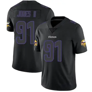 Minnesota Vikings Men's Pat Jones II Limited Jersey - Black Impact