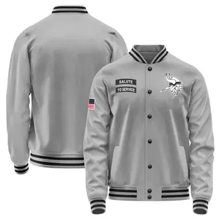 Minnesota Vikings Men's Salute to Service Performance Jacket - Gray