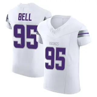 Minnesota Vikings Men's Travis Bell Elite Alternate Vapor F.U.S.E. Jersey - White