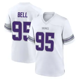 Minnesota Vikings Men's Travis Bell Game Alternate Jersey - White