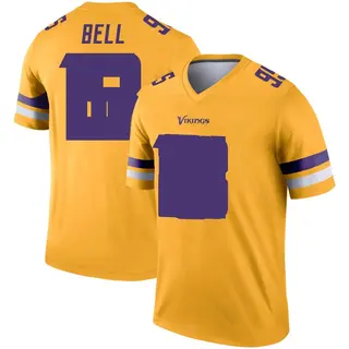 Minnesota Vikings Men's Travis Bell Legend Inverted Jersey - Gold