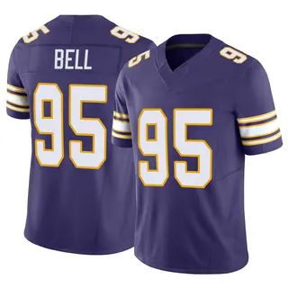 Minnesota Vikings Men's Travis Bell Limited Classic Vapor F.U.S.E. Jersey - Purple