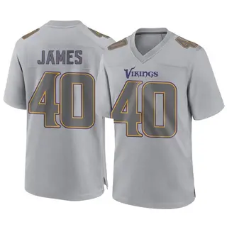 Minnesota Vikings Men's Ty James Game Atmosphere Fashion Jersey - Gray