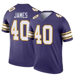 Minnesota Vikings Men's Ty James Legend Classic Jersey - Purple