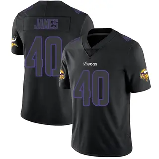 Minnesota Vikings Men's Ty James Limited Jersey - Black Impact