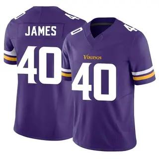 Minnesota Vikings Men's Ty James Limited Vapor F.U.S.E. Jersey - Purple