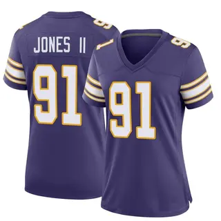 Minnesota Vikings Women's Pat Jones II Game Classic Jersey - Purple