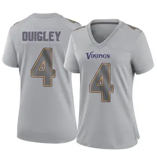 Minnesota Vikings Women's Ryan Quigley Game Atmosphere Fashion Jersey - Gray