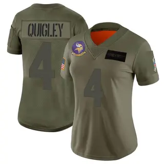 Minnesota Vikings Women's Ryan Quigley Limited 2019 Salute to Service Jersey - Camo