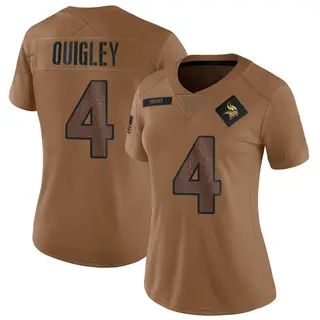 Minnesota Vikings Women's Ryan Quigley Limited 2023 Salute To Service Jersey - Brown