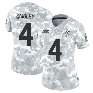 Minnesota Vikings Women's Ryan Quigley Limited 2024 Salute to Service Jersey - Arctic Camo