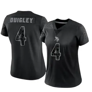 Minnesota Vikings Women's Ryan Quigley Limited Reflective Jersey - Black