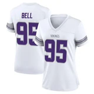 Minnesota Vikings Women's Travis Bell Game Alternate Jersey - White