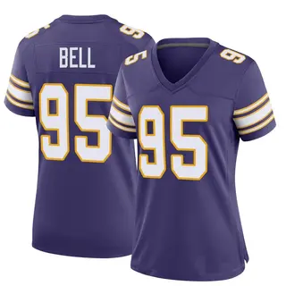 Minnesota Vikings Women's Travis Bell Game Classic Jersey - Purple