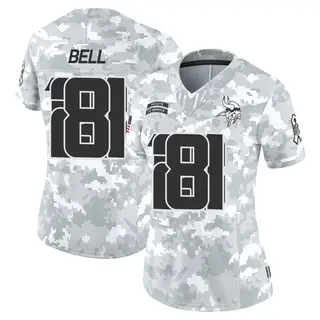 Minnesota Vikings Women's Travis Bell Limited 2024 Salute to Service Jersey - Arctic Camo