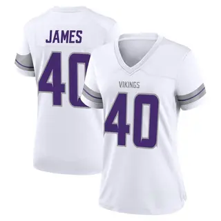 Minnesota Vikings Women's Ty James Game Alternate Jersey - White