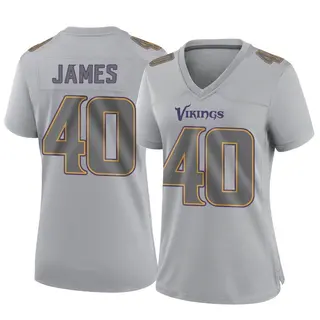 Minnesota Vikings Women's Ty James Game Atmosphere Fashion Jersey - Gray