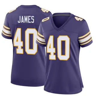 Minnesota Vikings Women's Ty James Game Classic Jersey - Purple