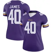 Minnesota Vikings Women's Ty James Legend Jersey - Purple