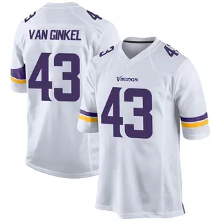 Minnesota Vikings Youth Andrew Van Ginkel Game Jersey - White