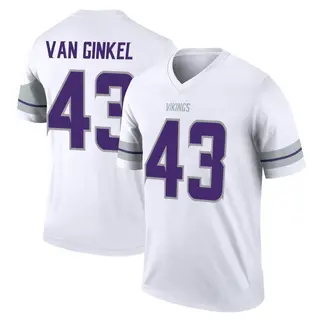 Minnesota Vikings Youth Andrew Van Ginkel Legend Alternate Jersey - White