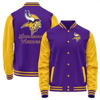 Minnesota Vikings Youth Full-Snap Jacket - Purple/Yellow