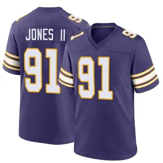 Minnesota Vikings Youth Pat Jones II Game Classic Jersey - Purple