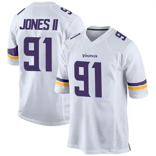 Minnesota Vikings Youth Pat Jones II Game Jersey - White