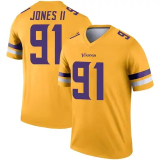 Minnesota Vikings Youth Pat Jones II Legend Inverted Jersey - Gold