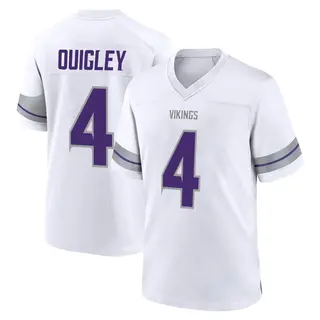 Minnesota Vikings Youth Ryan Quigley Game Alternate Jersey - White