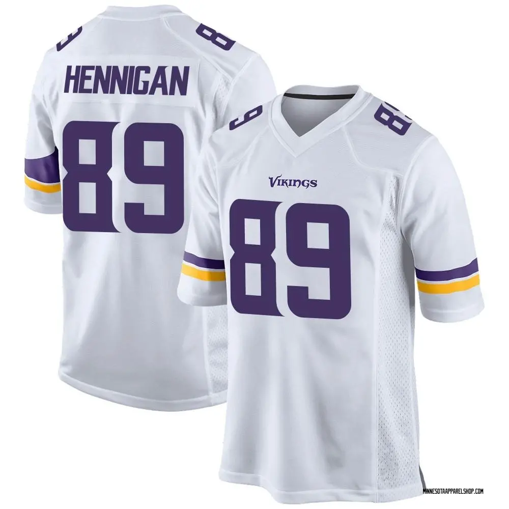 Minnesota Vikings Youth Thomas Hennigan Game Jersey - White - Vikings Store