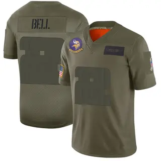 Minnesota Vikings Youth Travis Bell Limited 2019 Salute to Service Jersey - Camo