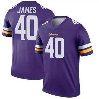 Minnesota Vikings Youth Ty James Legend Jersey - Purple