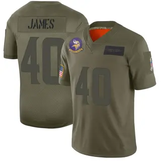 Minnesota Vikings Youth Ty James Limited 2019 Salute to Service Jersey - Camo