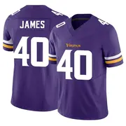 Minnesota Vikings Youth Ty James Limited Vapor F.U.S.E. Jersey - Purple